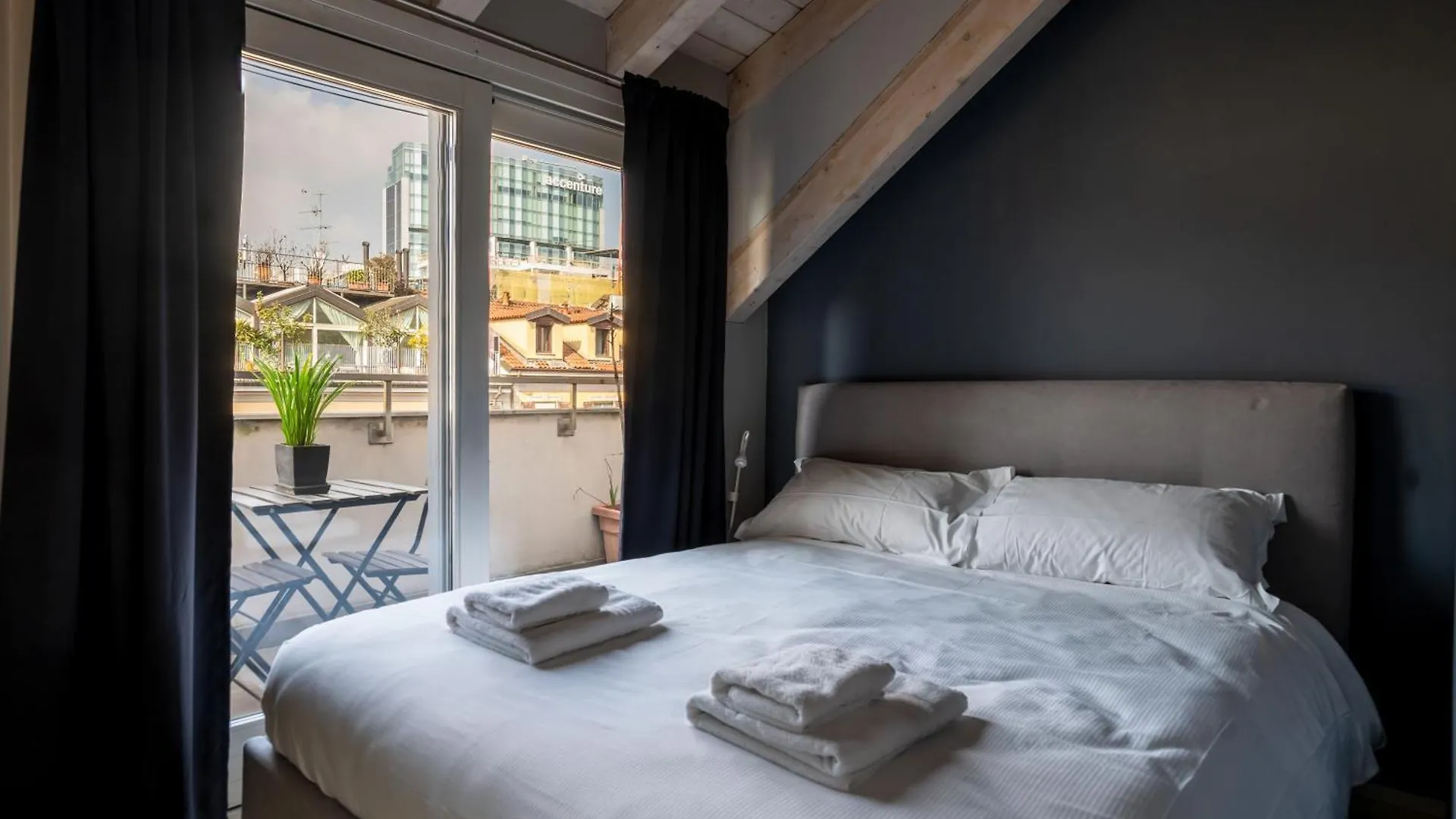 Rooftop Corso Como Con Terrazzo Privato Milánó Olaszország