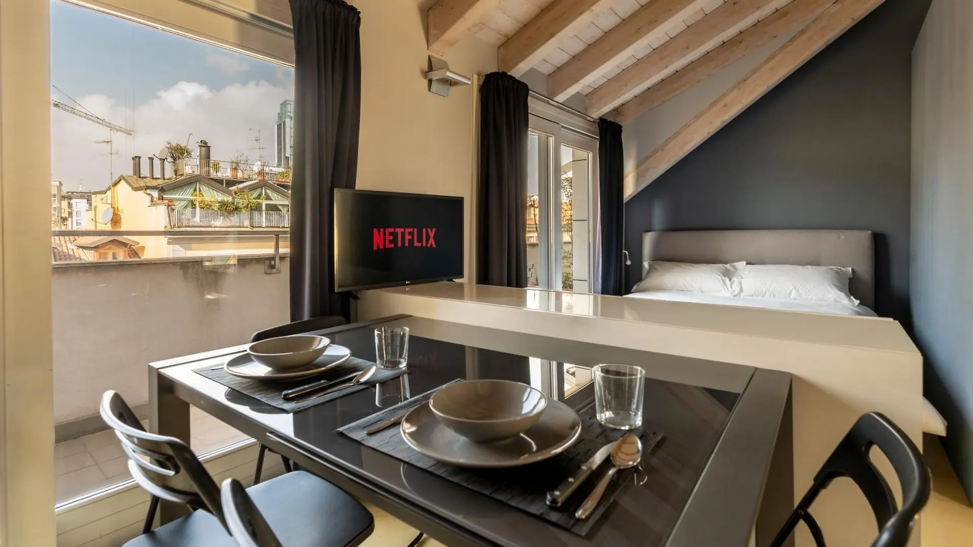 Apartman Rooftop Corso Como Con Terrazzo Privato Milánó