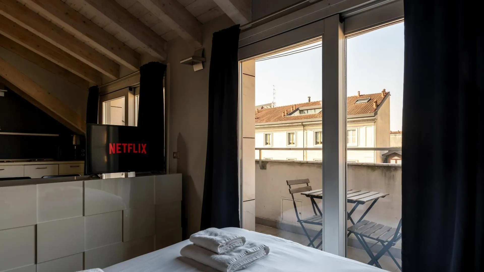 Rooftop Corso Como Con Terrazzo Privato Milánó 0*,